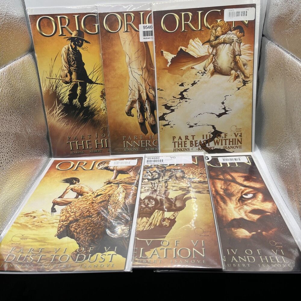 ORIGIN #1 THRU #6! Marvel Comics Wolverine Mini Series! Complete Set (sku 1)